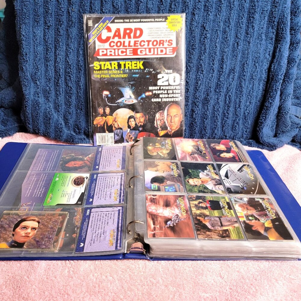 Vintage Star Trek Voyager / Deep Space Nine Trading Cards & Collector Mag